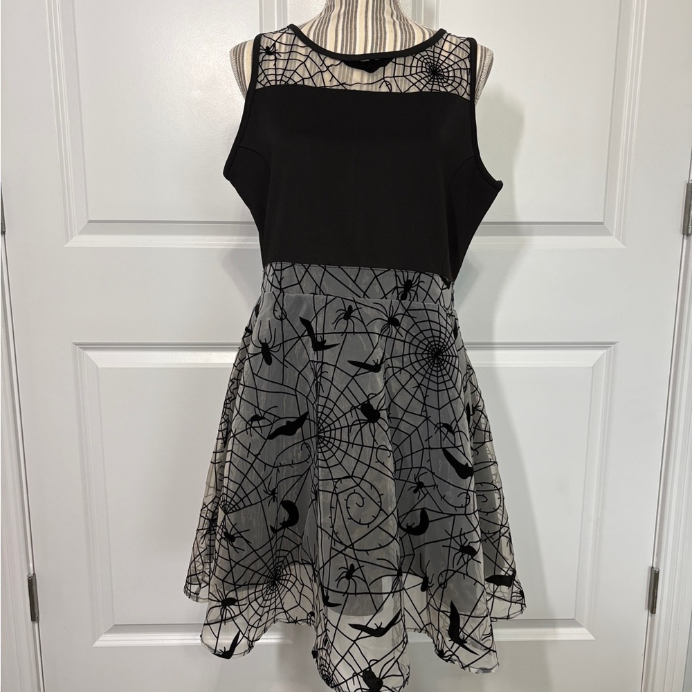 Spirit Black Midi Dress